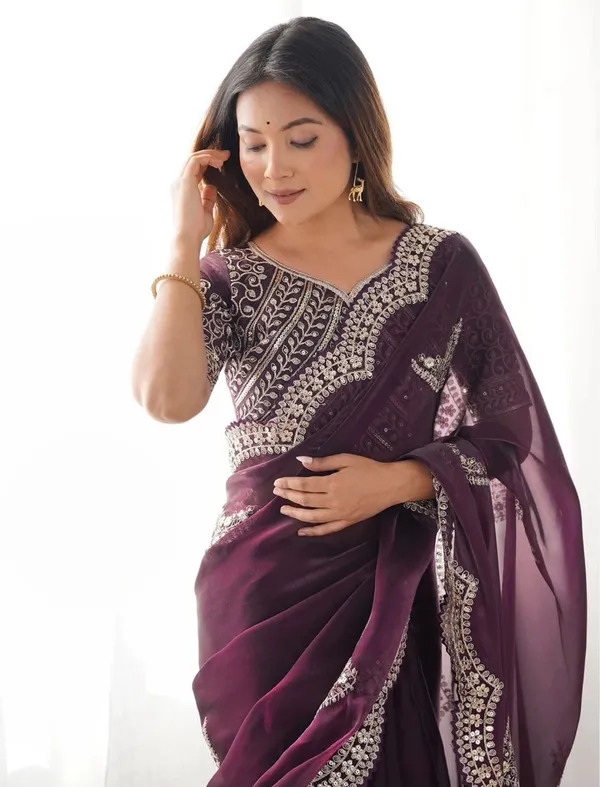 Elegant_Purple_Organza_Saree_with_Heavy_Embroidered_Blouse_✨