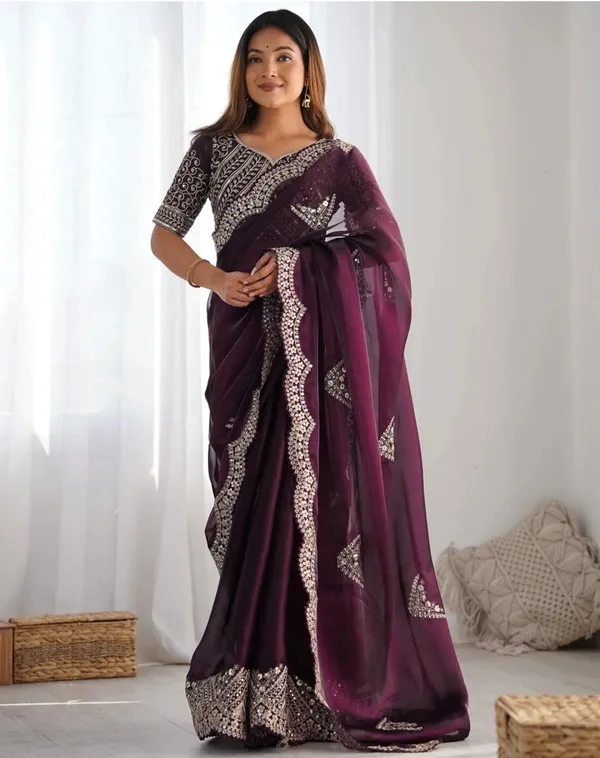 Elegant_Purple_Organza_Saree_with_Heavy_Embroidered_Blouse_✨