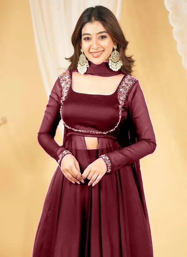 Elegant_Wine_Anarkali_Gown