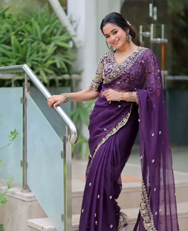 Elegant_Wine_Purple_Party_Wear_Saree_with_Intricate_Embroidery