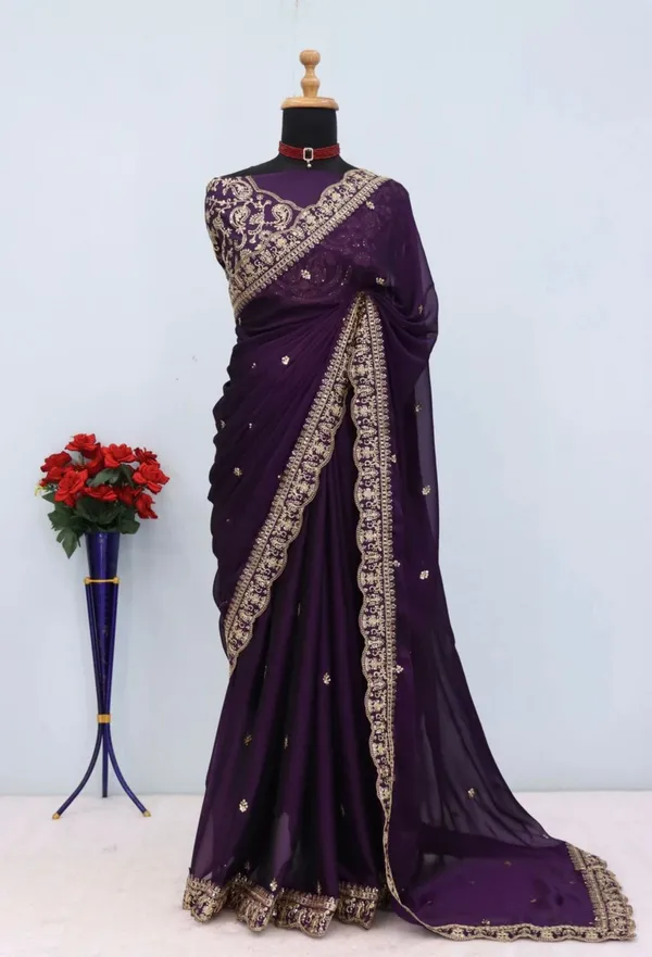 Elegant_Wine_Purple_Party_Wear_Saree_with_Intricate_Embroidery