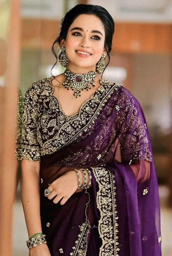 Elegant_Wine_Purple_Party_Wear_Saree_with_Intricate_Embroidery