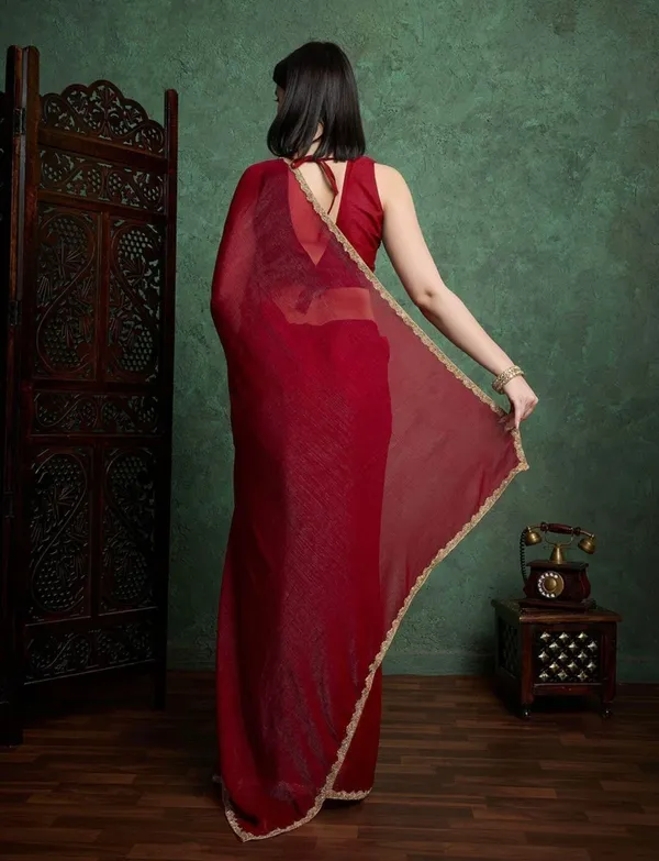 FANDY_MAROON_CHIFFON_SILK_TRENDING_SAREE