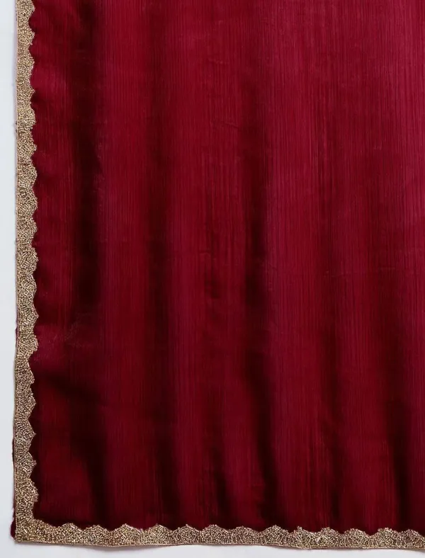 FANDY_MAROON_CHIFFON_SILK_TRENDING_SAREE