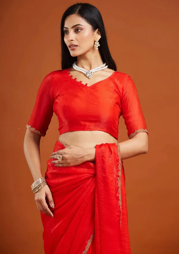 Fandy_red_chiffon_silk_trending_saree