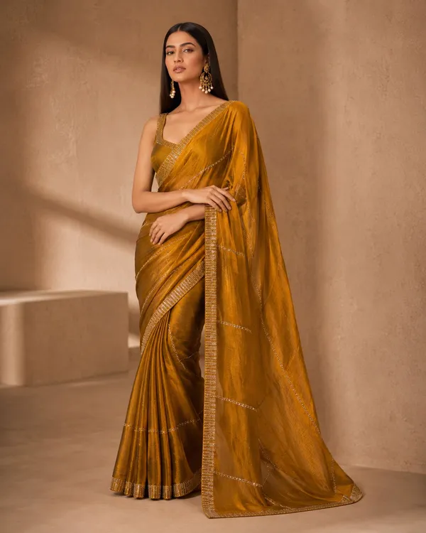 MOST_TRENDING_GOLD_COLOUR_SAREE