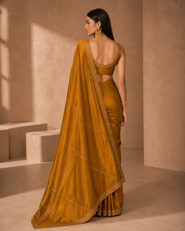 MOST_TRENDING_GOLD_COLOUR_SAREE