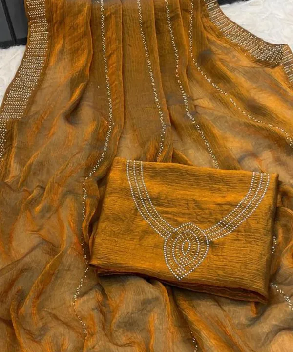 MOST_TRENDING_GOLD_COLOUR_SAREE