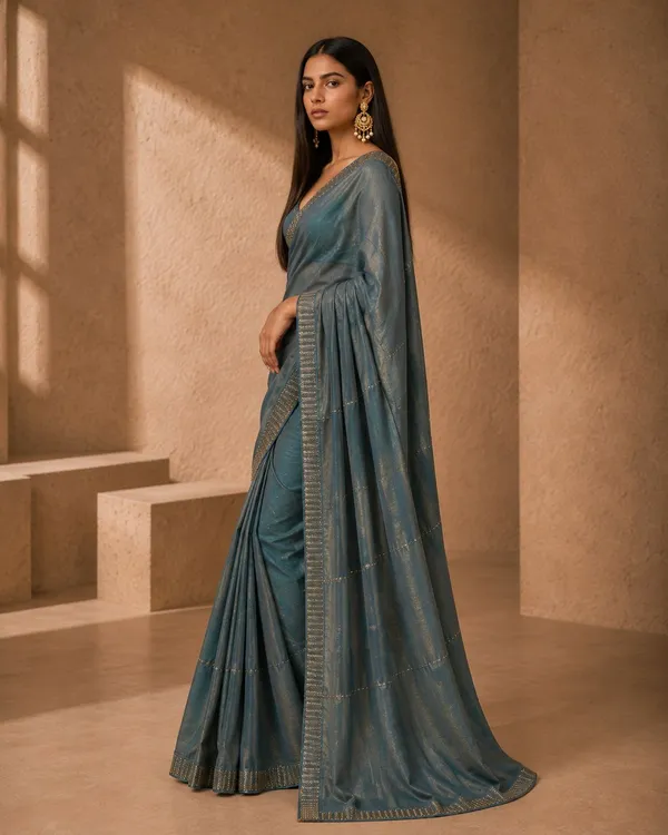 MOST_TRENDING_GREY_COLOUR_SAREE