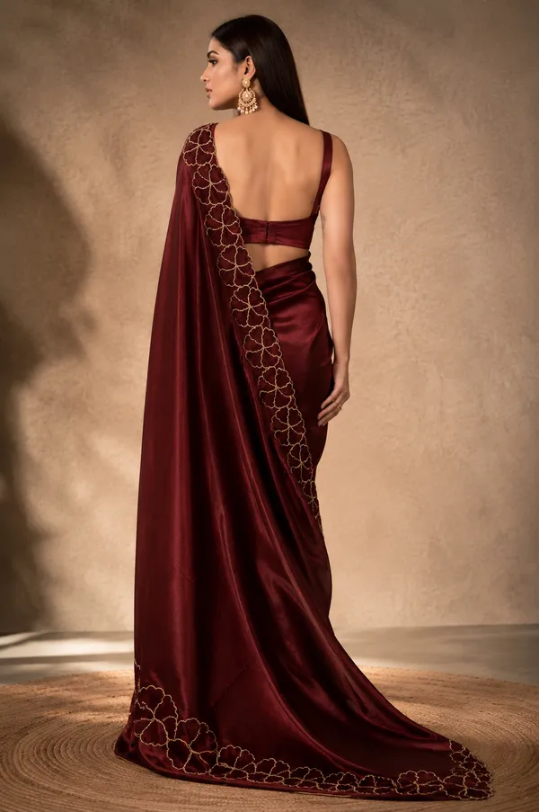 MOST_TRENDING_MARUN_CHIFFON_SAREE