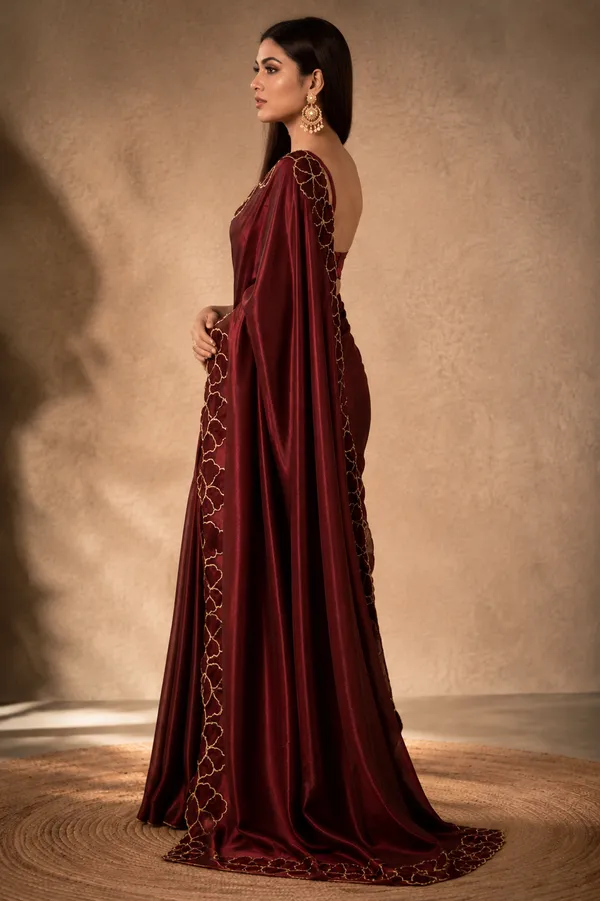 MOST_TRENDING_MARUN_CHIFFON_SAREE
