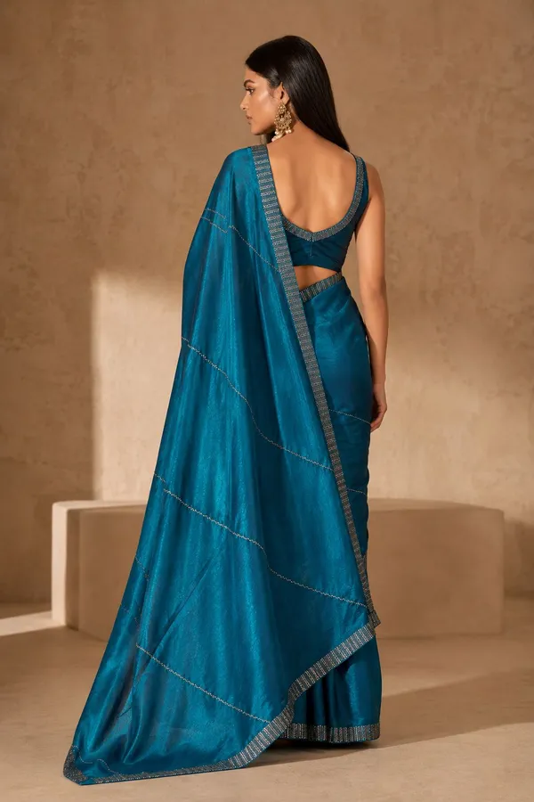 MOST_TRENDING_TEAL_BLUE_COLOUR_SAREE