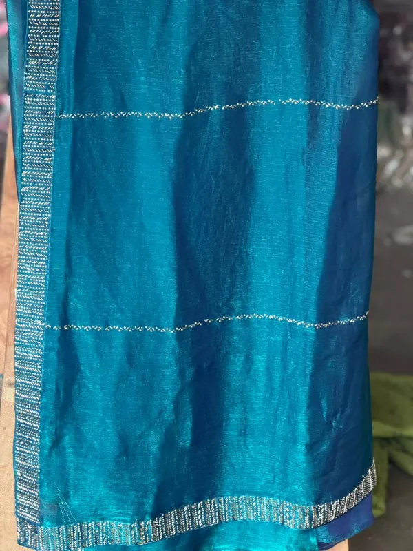 MOST_TRENDING_TEAL_BLUE_COLOUR_SAREE