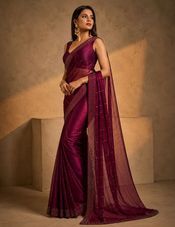 MOST_TRENDING_WINE_COLOUR_SAREE