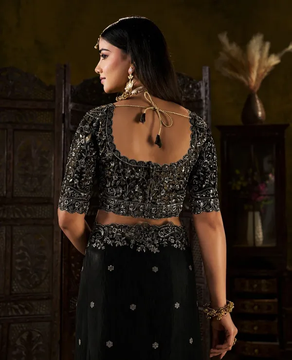 Royal_Black_Embroidered_Silk_Saree_with_Designer_Blouse_&_Zari_Border