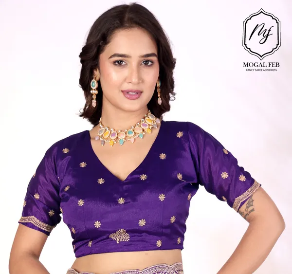 Royal_Blue_Vichitra_Silk_Saree_with_Antique_Gold_Zari