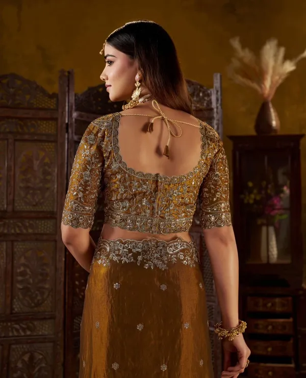 Royal_GOLD_Embroidered_Silk_Saree_with_Designer_Blouse_&_Zari_Border
