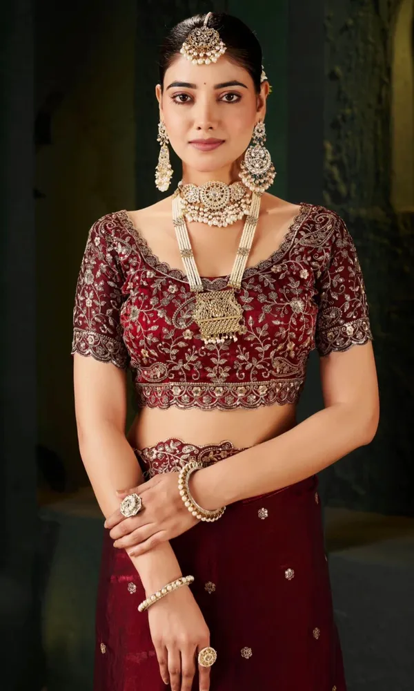 Royal_Maroon_Embroidered_Silk_Saree_with_Designer_Blouse_&_Zari_Border