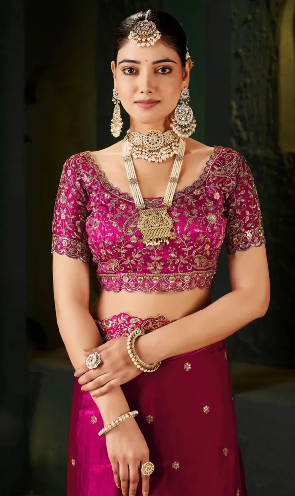 Royal_Pink_Embroidered_Silk_Saree_with_Designer_Blouse_&_Zari_Border