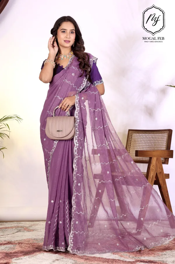 Purple_Silk_Stylish_Saree_For_Women