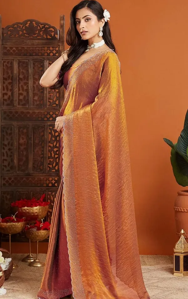 Trendiing✨_Premium_Soft_Chiffon_Silk_Saree_✨