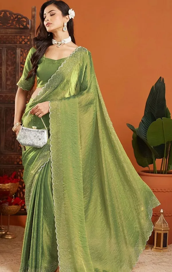 Trendiing✨_Premium_Soft_Chiffon_Silk_Saree_✨