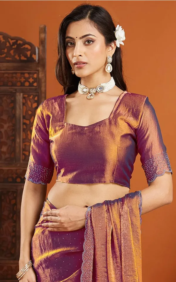 Trendiing✨_Premium_Soft_Chiffon_Silk_Saree_✨