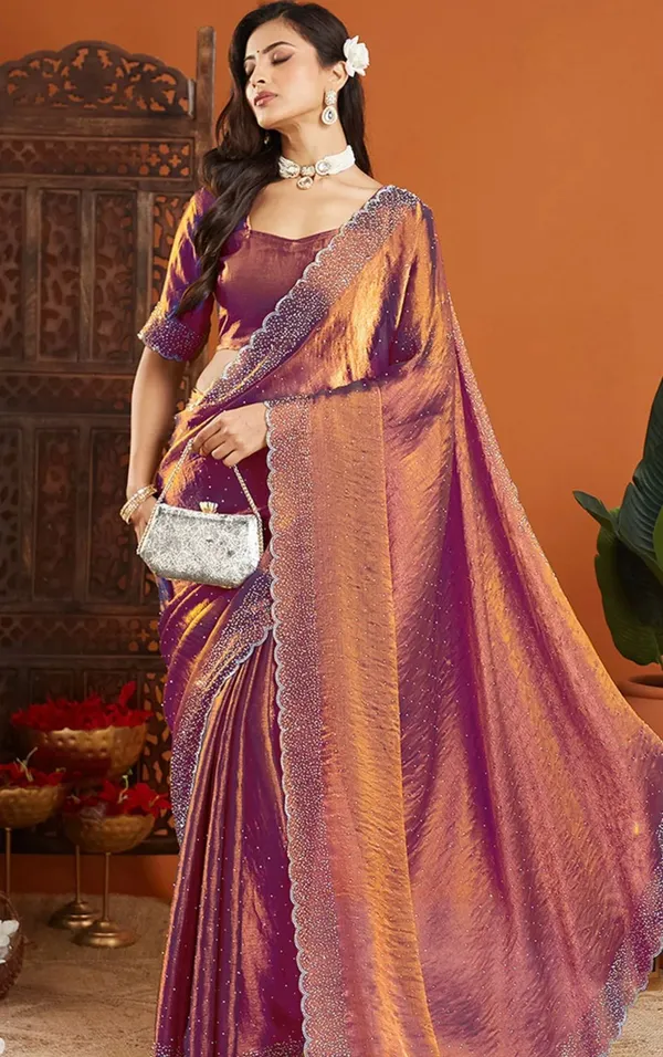 Trendiing✨_Premium_Soft_Chiffon_Silk_Saree_✨
