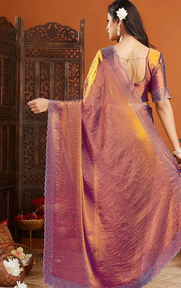 Trendiing✨_Premium_Soft_Chiffon_Silk_Saree_✨