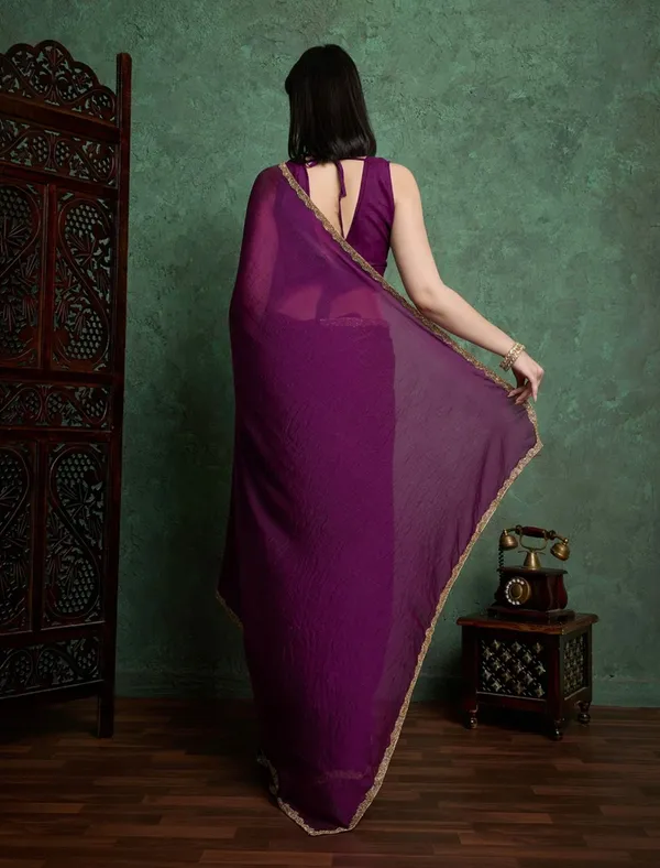Fandy_wine_chiffon_silk_Stylish_Saree_For_Women