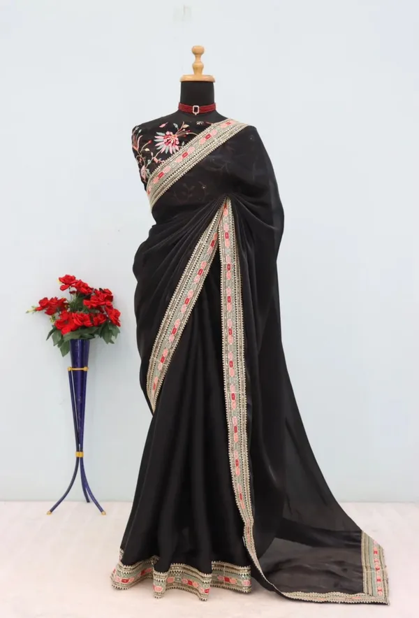 Elegant_Black_Embroidered_Saree