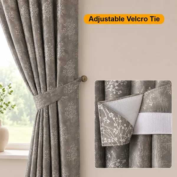 Murique_Botanical_Branch_Multicolor_85-90%_Room_Darkening_Blackout_Window_&_Door_Curtains_with_Tiebacks_for_Living_Room_&_Bedroom_-_7_Feet_(Pack_of_2)