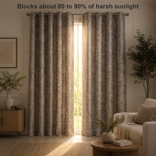 Murique_Botanical_Branch_Multicolor_85-90%_Room_Darkening_Blackout_Window_&_Door_Curtains_with_Tiebacks_for_Living_Room_&_Bedroom_-_7_Feet_(Pack_of_2)