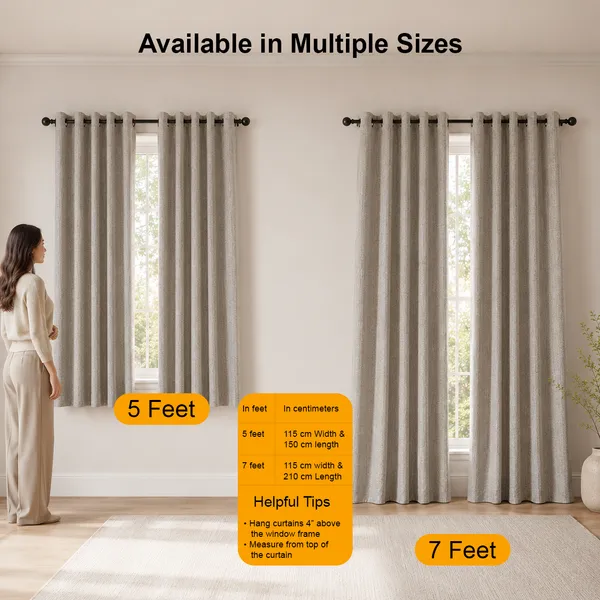 Murique_Eyelet_Classic_Beige_85-90%_Room_Darkening_Blackout_Window_&_Door_Curtains_with_Tiebacks_for_Living_Room_&_Bedroom_-_7_Feet_(Pack_of_2)