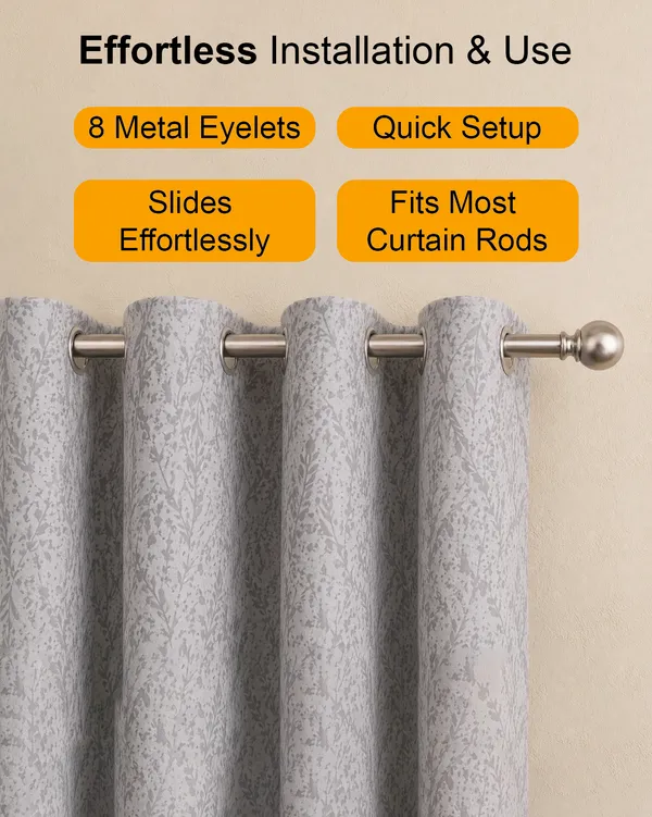 Murique_Damask_Pattern_Grey_100%_Blackout_Window_&_Door_Curtains_with_Tiebacks_for_Living_Room_&_Bedroom_-_7_Feet_(Pack_of_2)