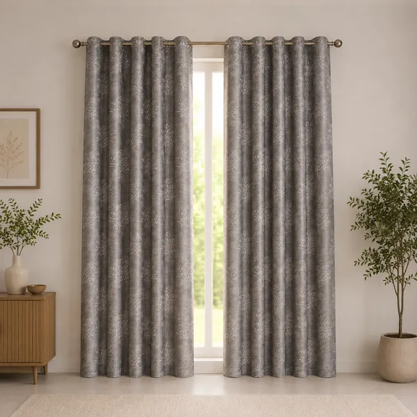 Murique_Botanical_Branch_Multicolor_85-90%_Room_Darkening_Blackout_Window_&_Door_Curtains_with_Tiebacks_for_Living_Room_&_Bedroom_-_7_Feet_(Pack_of_2)