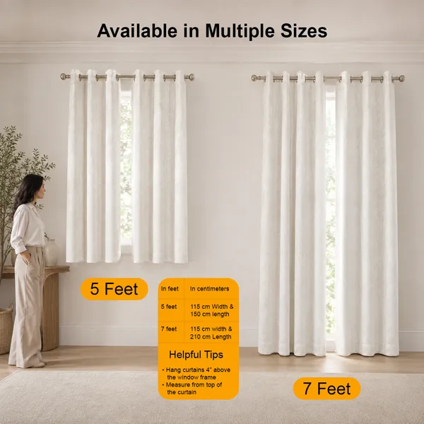 Murique_Pure_White_Solid_85-90%_Room_Darkening_Blackout_Window_&_Door_Curtains_with_Tiebacks_for_Living_Room_&_Bedroom_-_7_Feet_(Pack_of_2)