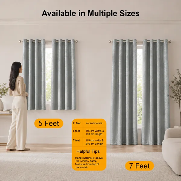 Murique_Ash_Grey_Textured_85-90%_Room_Darkening_Blackout_Window_Curtains_with_Tiebacks_for_Living_Room_&_Bedroom_-_7_Feet_(Pack_of_2)