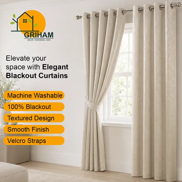 Murique_Floral_Blossom_Cream_85-90%_Room_Darkening_Blackout_Window_&_Door_Curtains_with_Tiebacks_for_Living_Room_&_Bedroom_-_7_Feet_(Pack_of_2)