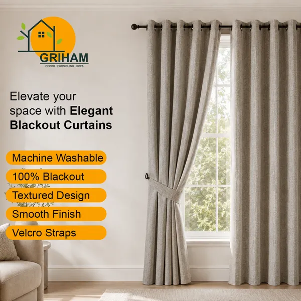 Murique_Eyelet_Classic_Beige_85-90%_Room_Darkening_Blackout_Window_&_Door_Curtains_with_Tiebacks_for_Living_Room_&_Bedroom_-_7_Feet_(Pack_of_2)