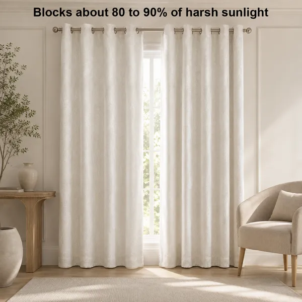Murique_Pure_White_Solid_85-90%_Room_Darkening_Blackout_Window_&_Door_Curtains_with_Tiebacks_for_Living_Room_&_Bedroom_-_7_Feet_(Pack_of_2)