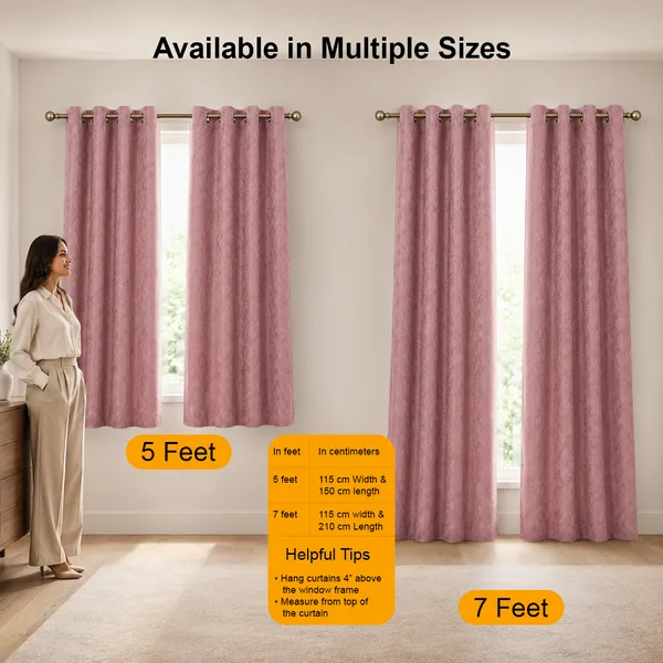 Murique_Blush_Pink_Textured_85-90%_Room_Darkening_Blackout_Window_&_Door_Curtains_with_Tiebacks_for_Living_Room_&_Bedroom_-_7_Feet_(Pack_of_2)