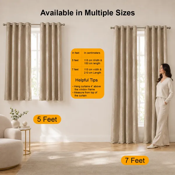 Murique_Warm_Beige_Textured_85-90%_Room_Darkening_Blackout_Window_&_Door_Curtains_with_Tiebacks_for_Living_Room_&_Bedroom_-_7_Feet_(Pack_of_2)