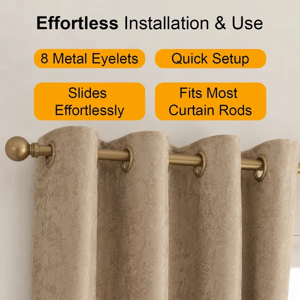 Murique_Sand_Beige_Textured_85-90%_Room_Darkening_Blackout_Window_&_Door_Curtains_with_Tiebacks_for_Living_Room_&_Bedroom_-_7_Feet_(Pack_of_2)