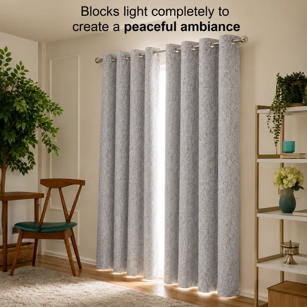 Murique_Damask_Pattern_Grey_100%_Blackout_Window_&_Door_Curtains_with_Tiebacks_for_Living_Room_&_Bedroom_-_7_Feet_(Pack_of_2)