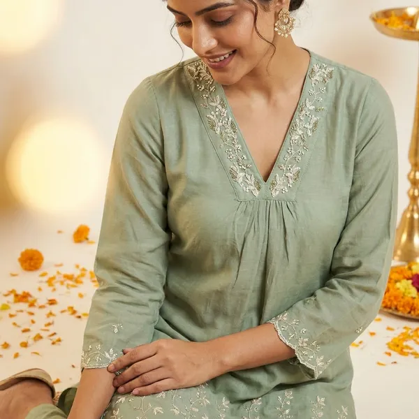 Green_Handwork_Neck_Set