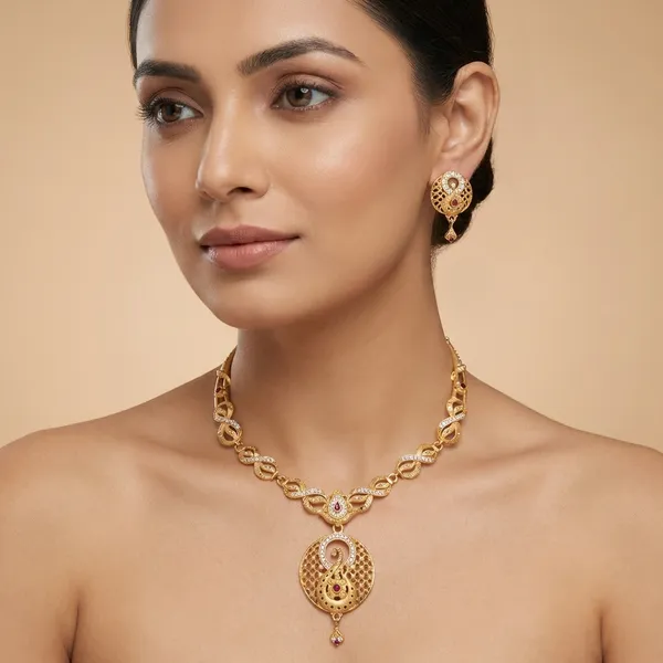 Ad_Link_Necklace_&_Earrings_Set_For_Women