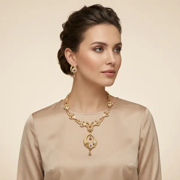 Ad_Link_Necklace_&_Earrings_Set_For_Women