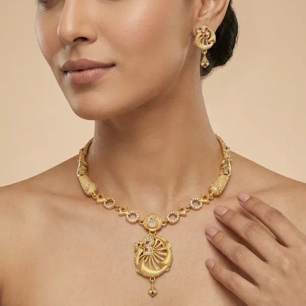 Ad_Link_Necklace_&_Earrings_Set_For_Women