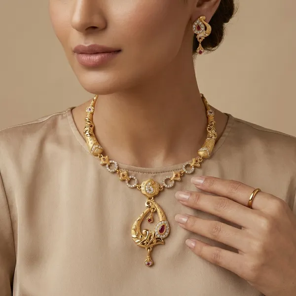 Ad_Link_Necklace_&_Earrings_Set_For_Women